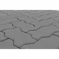  Тротуарная плитка Braer Волна 70 мм Серый: внешний вид